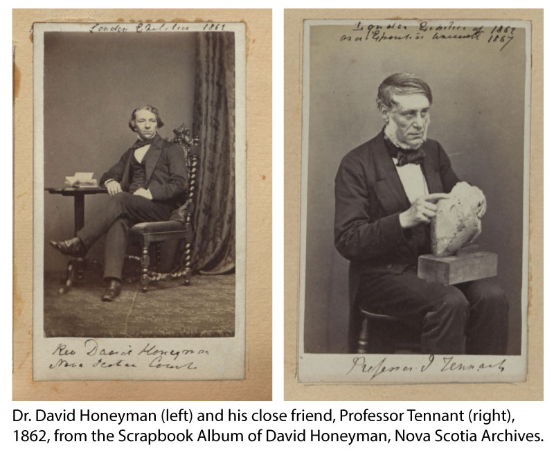 David Honeyman and Professor Tennant, 1862