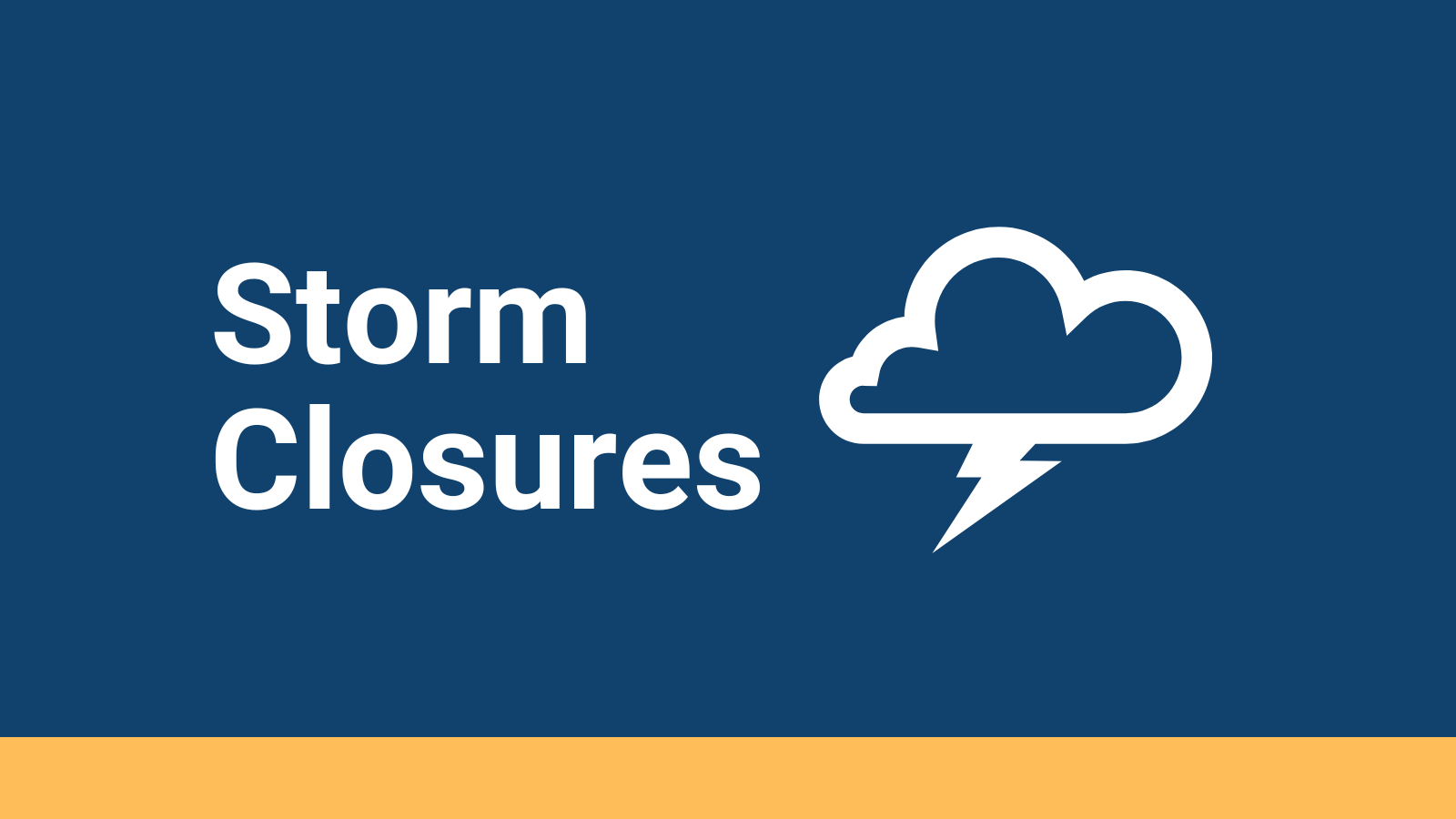 Storm closures graphic