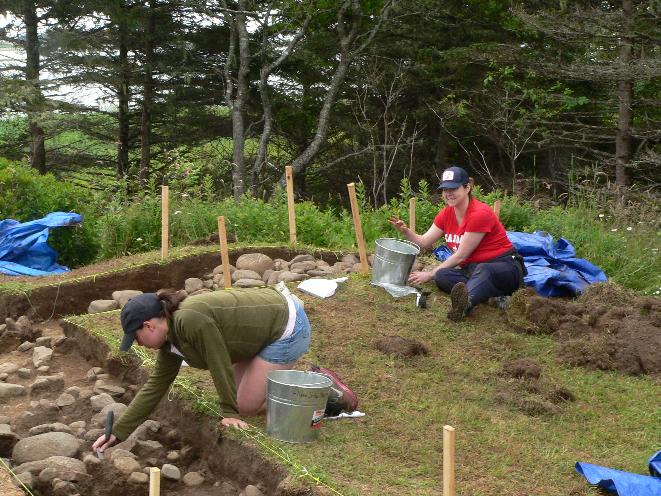 Archaeology at the trading post of Charles de la Tour - Part 5