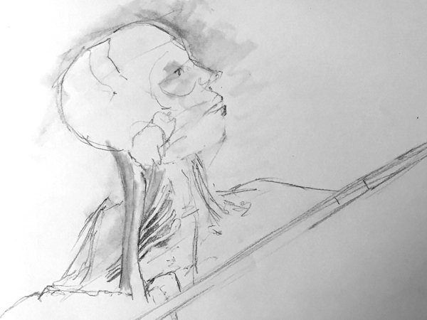 Sketch of Javelin Man