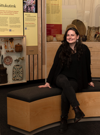 Kayla Rudderham, Curator of Mi'kmaw Cultural Heritage