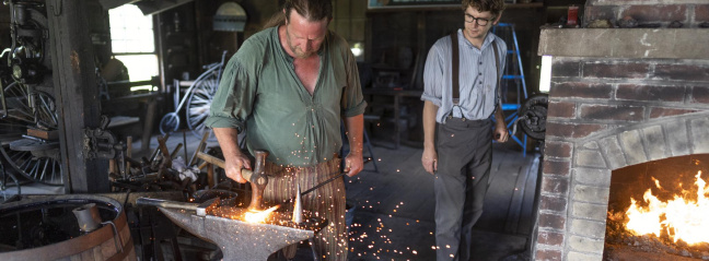 Blacksmith at work