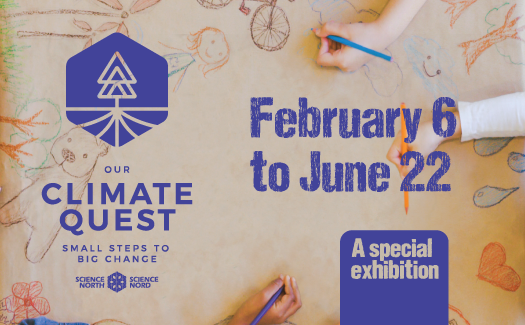 Our Climate Quest – exhibit graphic