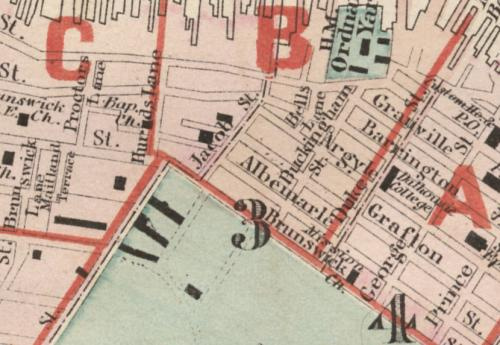 City Atlas of Halifax, Nova Scotia map from 1878