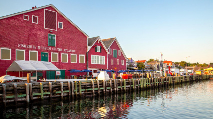 Exterior view of the Fisheries Museum of the Atlantic