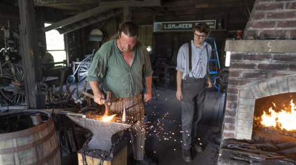 Blacksmith at work