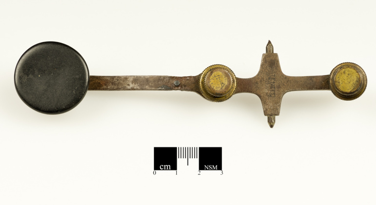 Vincent Coleman's telegraph key, recovered from the wreckage of the station.