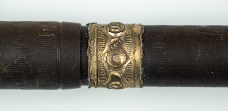 Vincent Coleman's pen, detail.