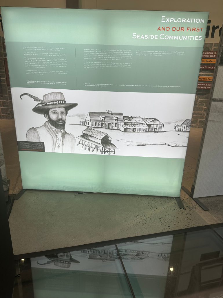 We and the Sea: Honouring the Marine Heritage of African Nova Scotians exhibit panel