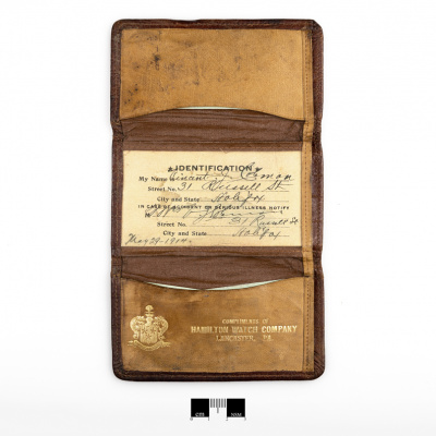 Vincent Coleman's wallet and ID card