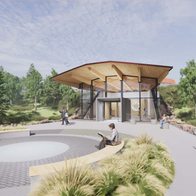Drawing for the future Mi’kmawey Debert Cultural Centre.