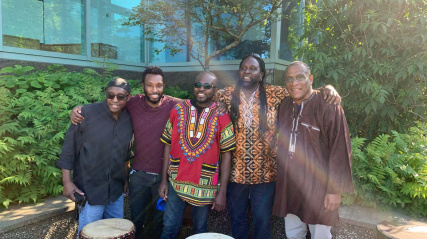 Drummers From Home group photo.