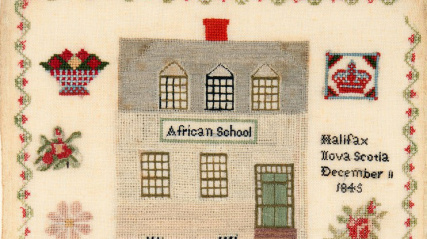 The African School sampler cropped.