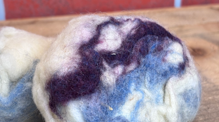 Felted soap.