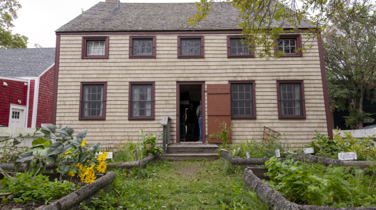 Exterior view of historic Cossit House