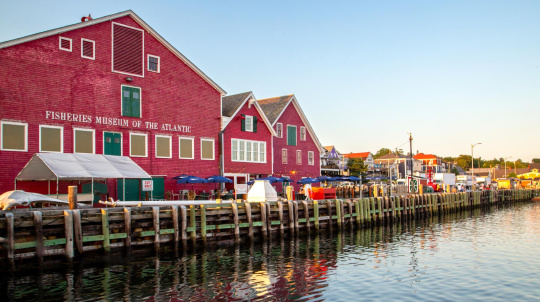 Exterior view of the Fisheries Museum of the Atlantic