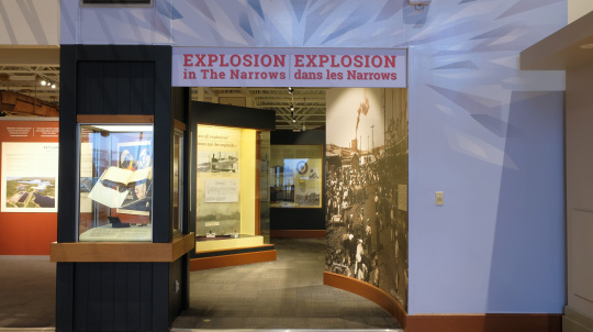 Entrance to Explosion in The Narrows: The 1917 Halifax Harbour Explosion
