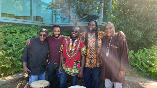 Drummers From Home group photo.