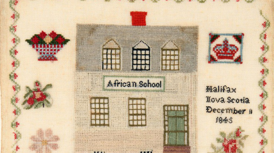 The African School sampler cropped.
